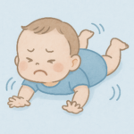頭の歪みが原因で運動が苦手になる赤ちゃん
