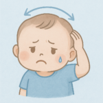 頭の歪みで困ってる赤ちゃん